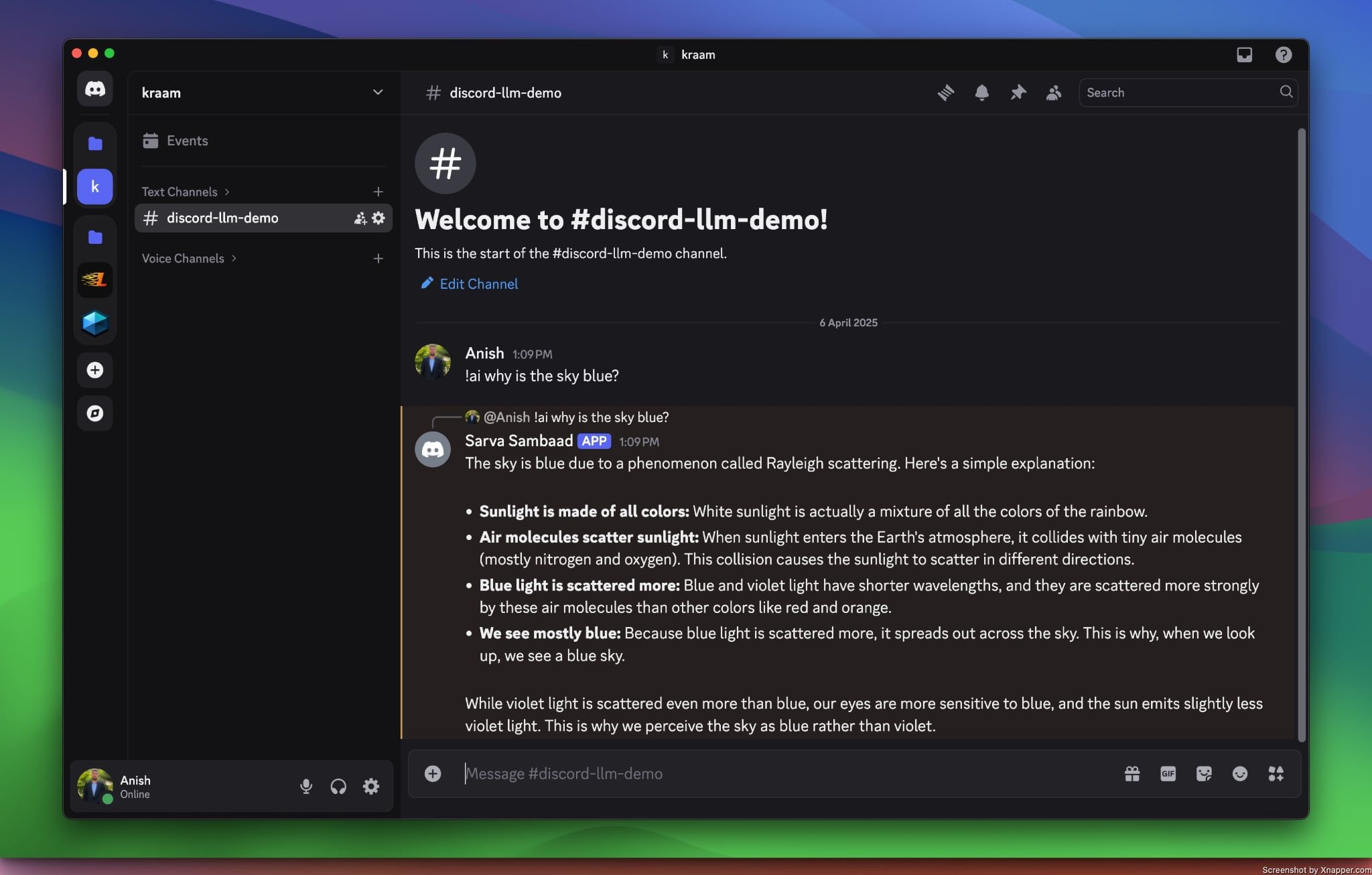 Discord LLM Chat Bot